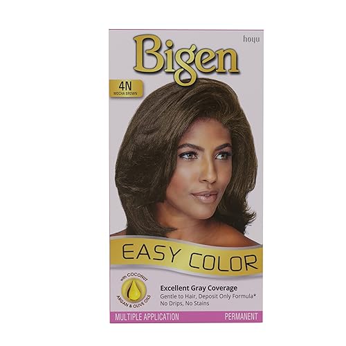 Miniatura 6 de 4N Bigen Easy Color para mujer 4N marrón moca, nueva fórmula, nuevo aspecto, paquete de 3