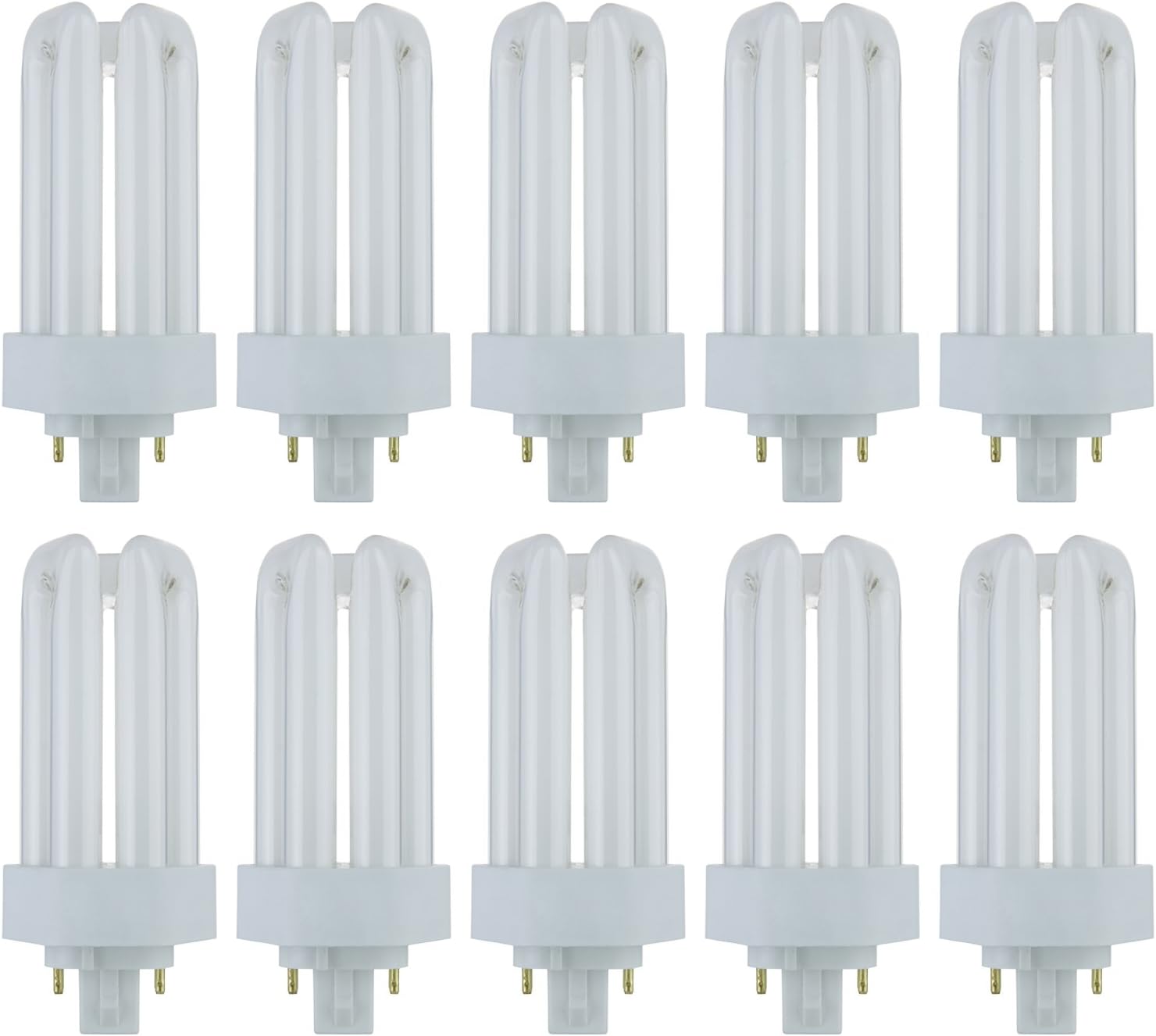 Sunlite PLT18/E/SP27K 18-Watt Compact Fluorescent Plug-in 4-Pin Light Bulb, 2700K Color