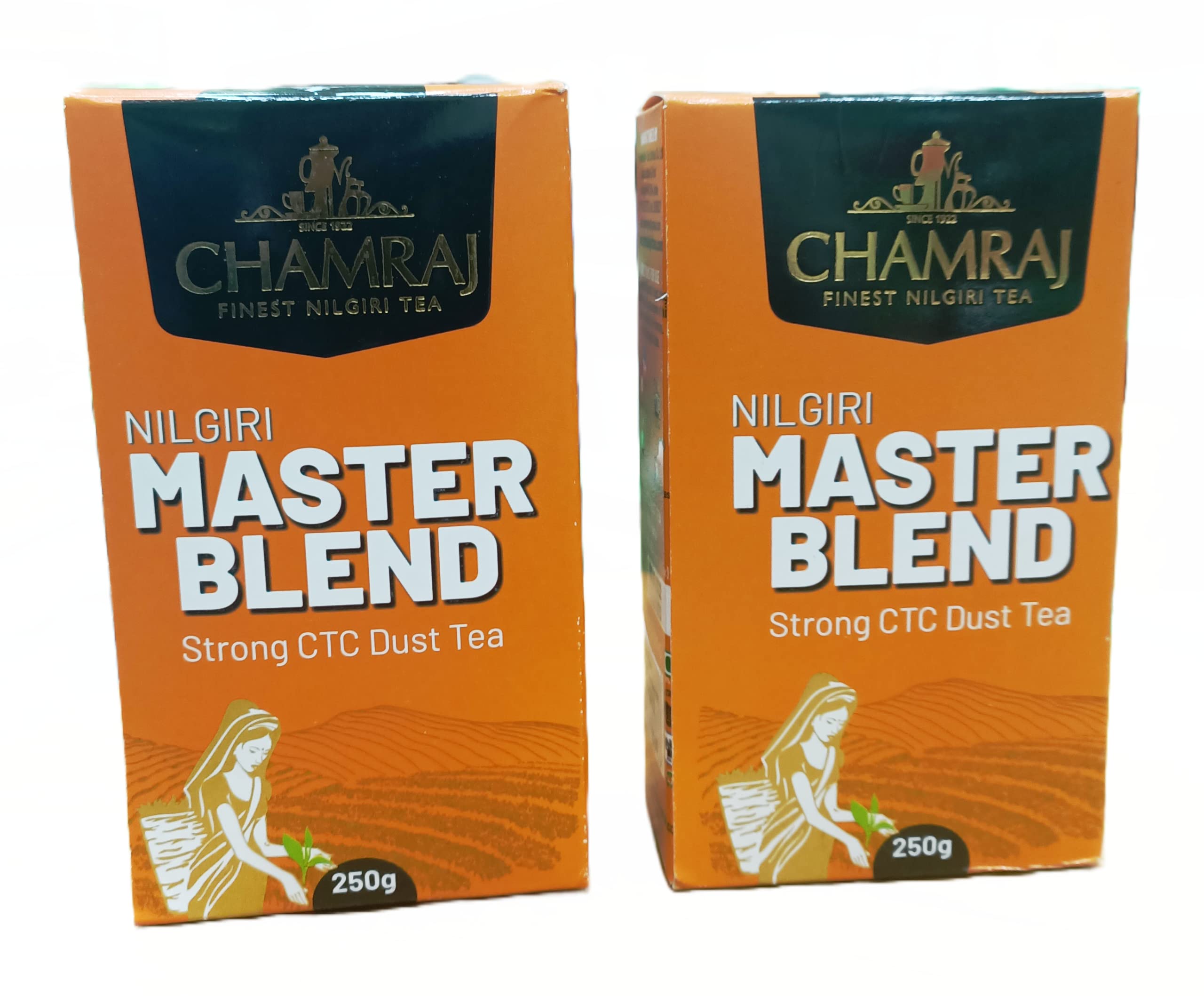 HONEYBEE TEA | Nilgiri Master Blend 250 g | Pack of 2 | Total 500 g | Strong CTC Dust Tea | Finest Nilgiri Tea