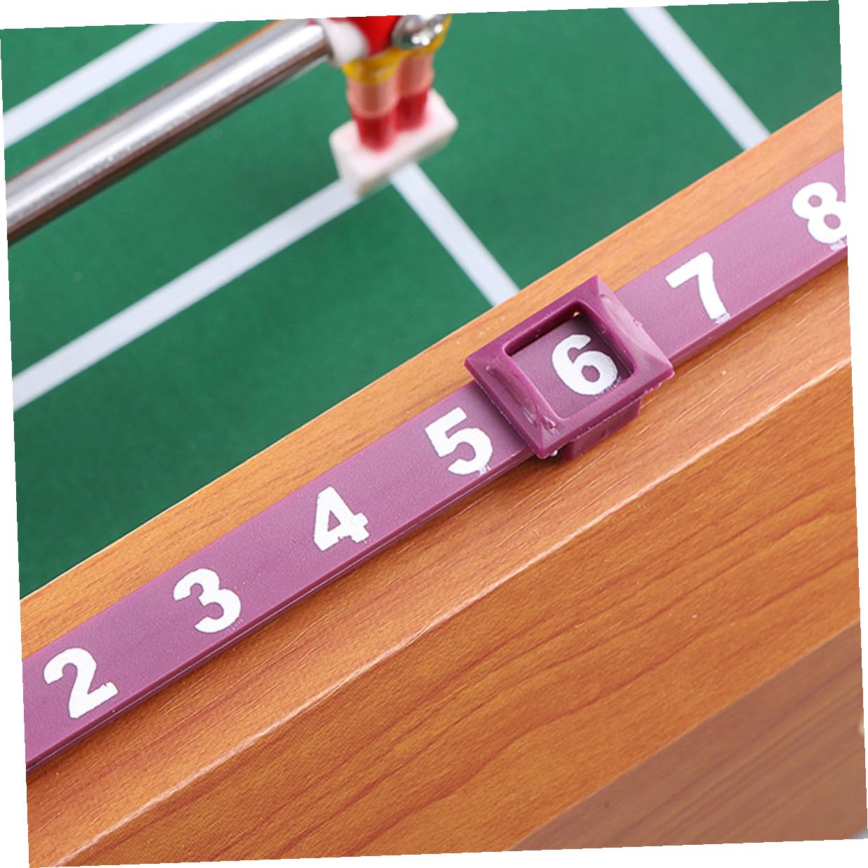Mini Tavolo da Calcio a 6 Tiri in Mdf, Gioco da Scrivania | Segnapunti Incluso, per Serate in Famiglia e Uso su Desktop, Adatto a Ragazzo Ragazza e Adulti