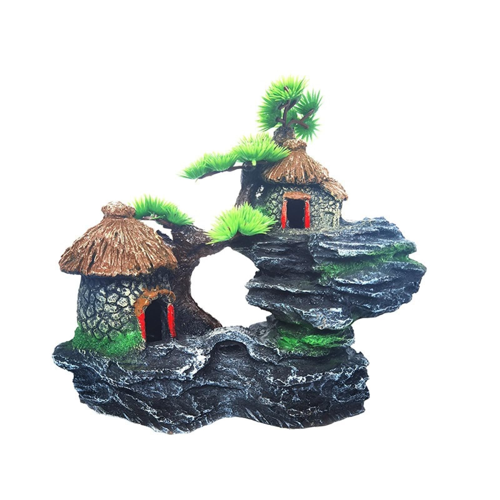 1 pieza de planta rocalla for acuario, decoración pecera, paisajismo, accesorios decorativos for 047(17)