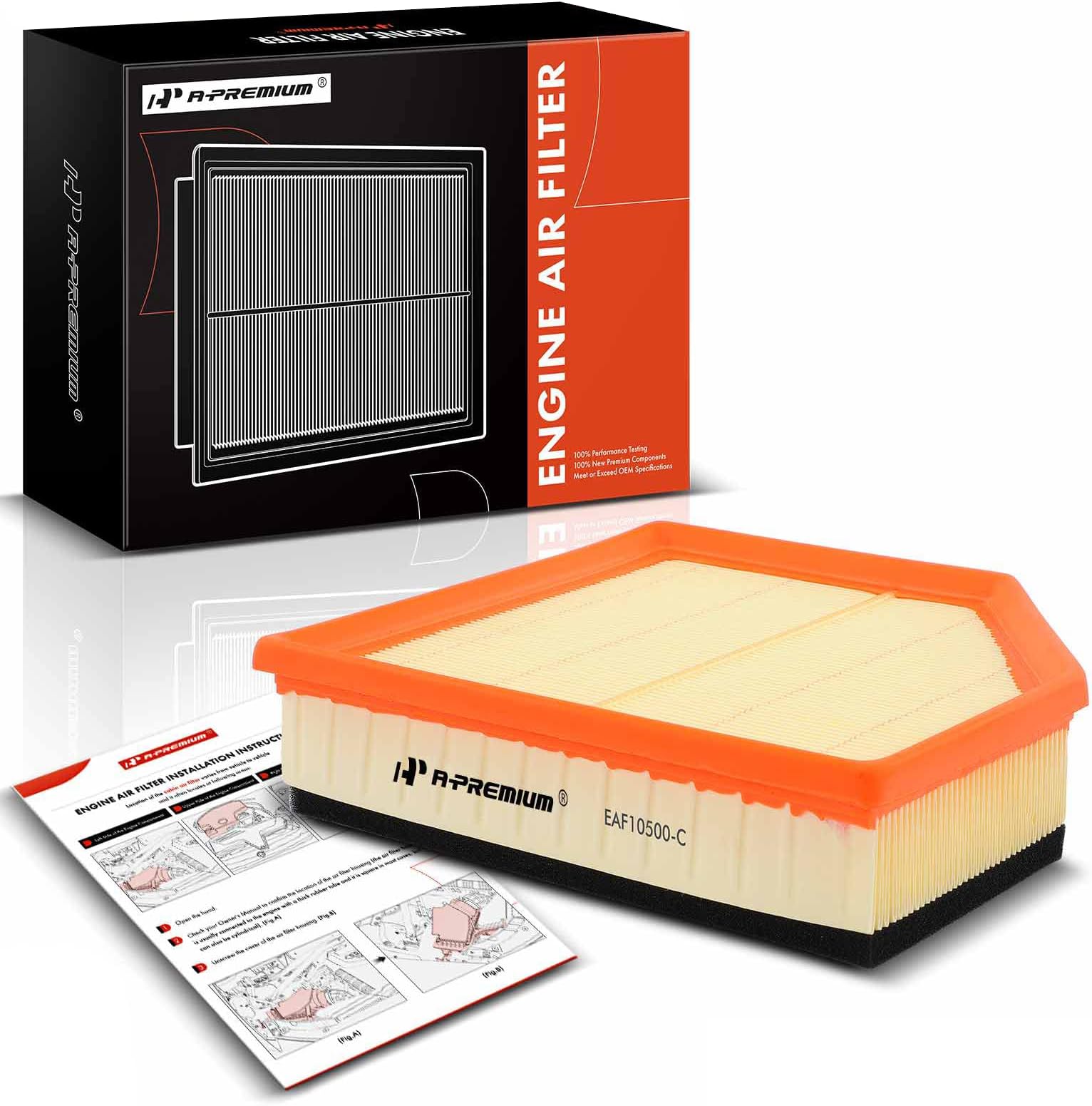 GKI AF10500 Air Filter For Auto Panel Engine for Volvo S60, Volvo S80