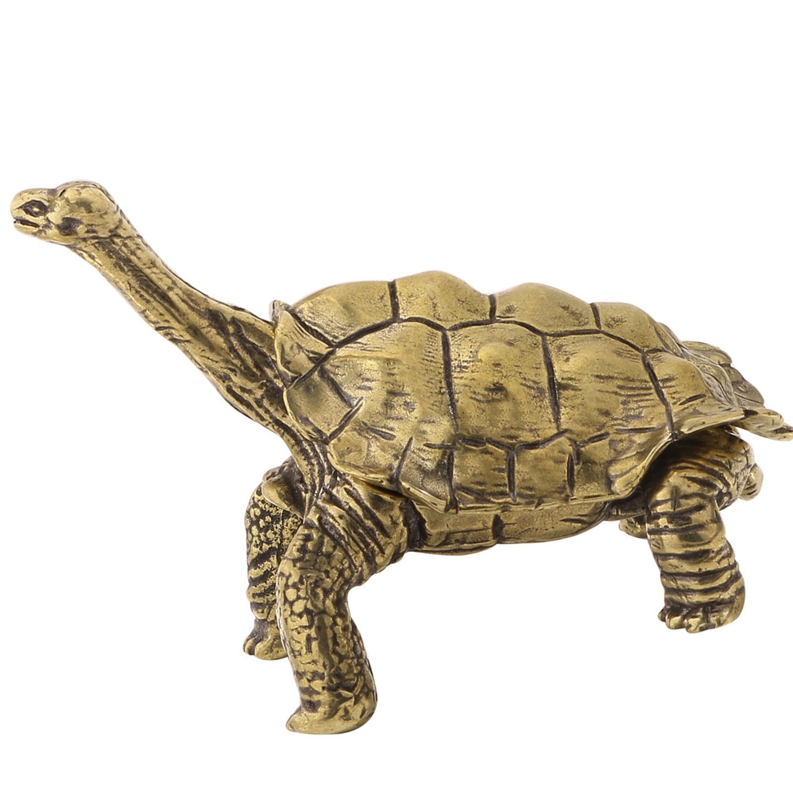 HDOYTXXM Function Decorative Brass Box Artistic Turtles Themed Brass Container for Rings Storage and Ashtray with Stable Base Antique Turtles Shaped Rings Holder