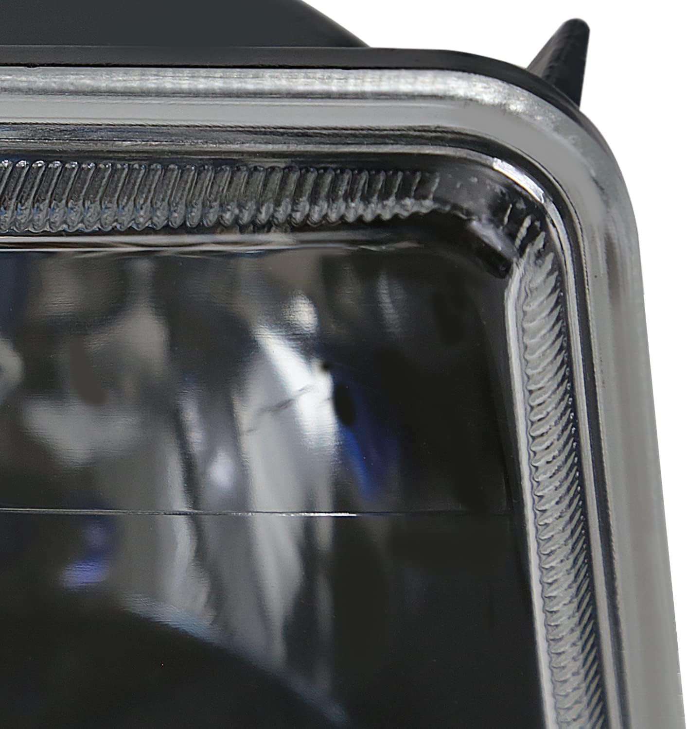 SPEC-D TUNING 2PCS 4X6 Inch Black Rectangular Sealed Beam Headlights H4 H4651 H4652 H4656 H4666 H6545 Conversion Kit Head Lamps Assembly Left + Right Pair