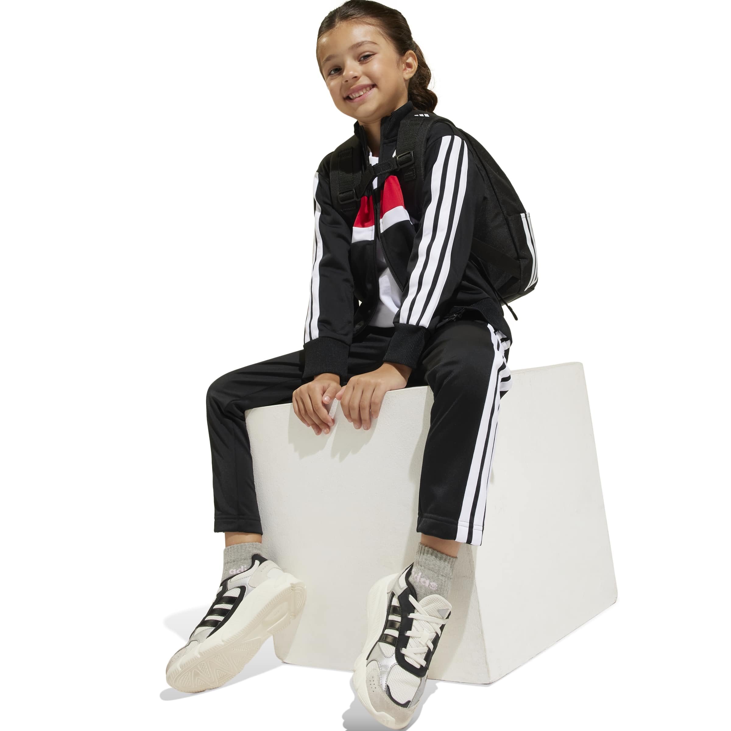 adidas Unisex Kids' Chándal Seasonal Essentials Tiberio Tricot 3 bandas (Adolescentes)