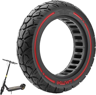 10X2,5(250x64 60/70-6,5) Vollgummireifen 10 Zoll Solide Reifen für Ninebot F2 Pro D/Max G30/Max G30D/Max G30D2/Xiaomi 4 Ultra Elektroroller Ersatzreifen Vollreifen Anti-Rutsch Pannensicher