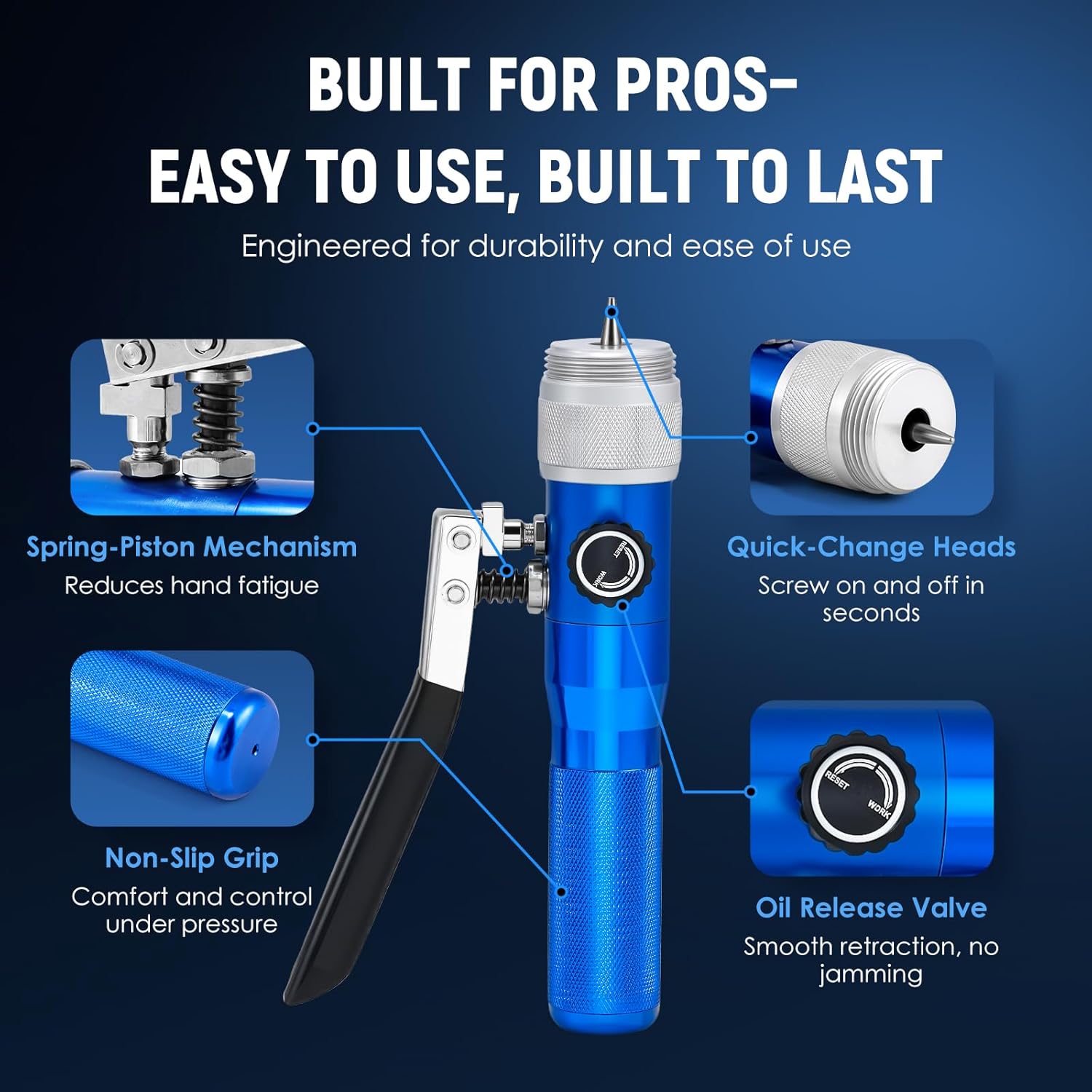 Antstone Hydraulic Tube Expander Swaging Tool Kit HVAC Hydraulic Copper Pipe Tube Expander 7 Sizes for 3/8 to 1-1/8 Inches Pipes with Tube Cutter Deburring Tool Plumbing Refrigeration Automotive