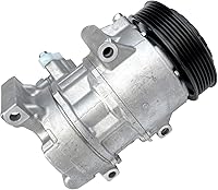 Vista 72 de Compresor de aire acondicionado AC para Ford Police Interceptor Utility 2013-2015, Ford Explorer 2011-2015, con embrague de A/C, compresor de CA