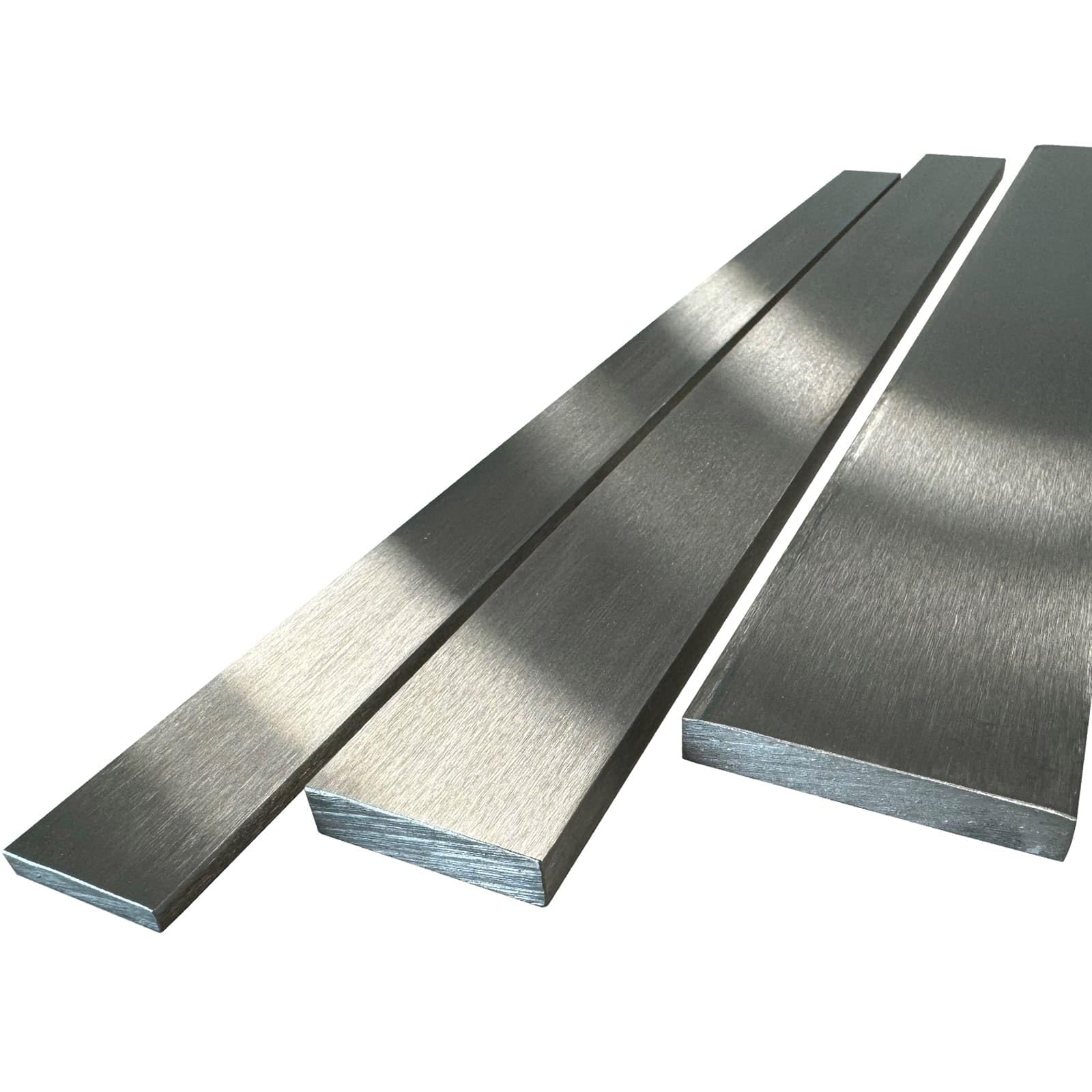 Blech + Profil Edelstahl Flachstahl K240 geschliffen 20x6mm Flacheisen 1.4301 2000mm / 200cm / 2m Stab satiniert Zuschnitt Innen & Außen DIY