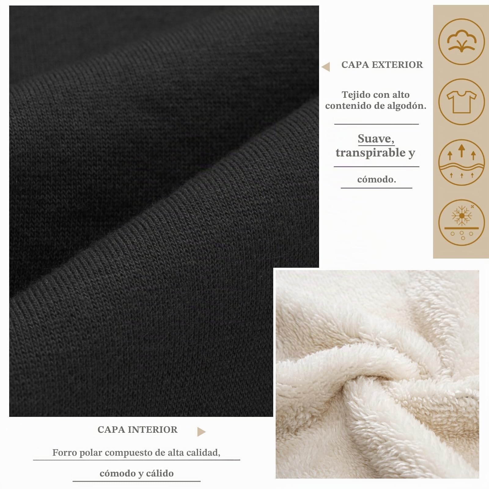 Nadeer Sudaderas con Capucha Abrigo Mujer Sherpa Liso Felpa Cremallera Medio-Largo Casual Cálido Fleece Cordón Señoras Sudadera