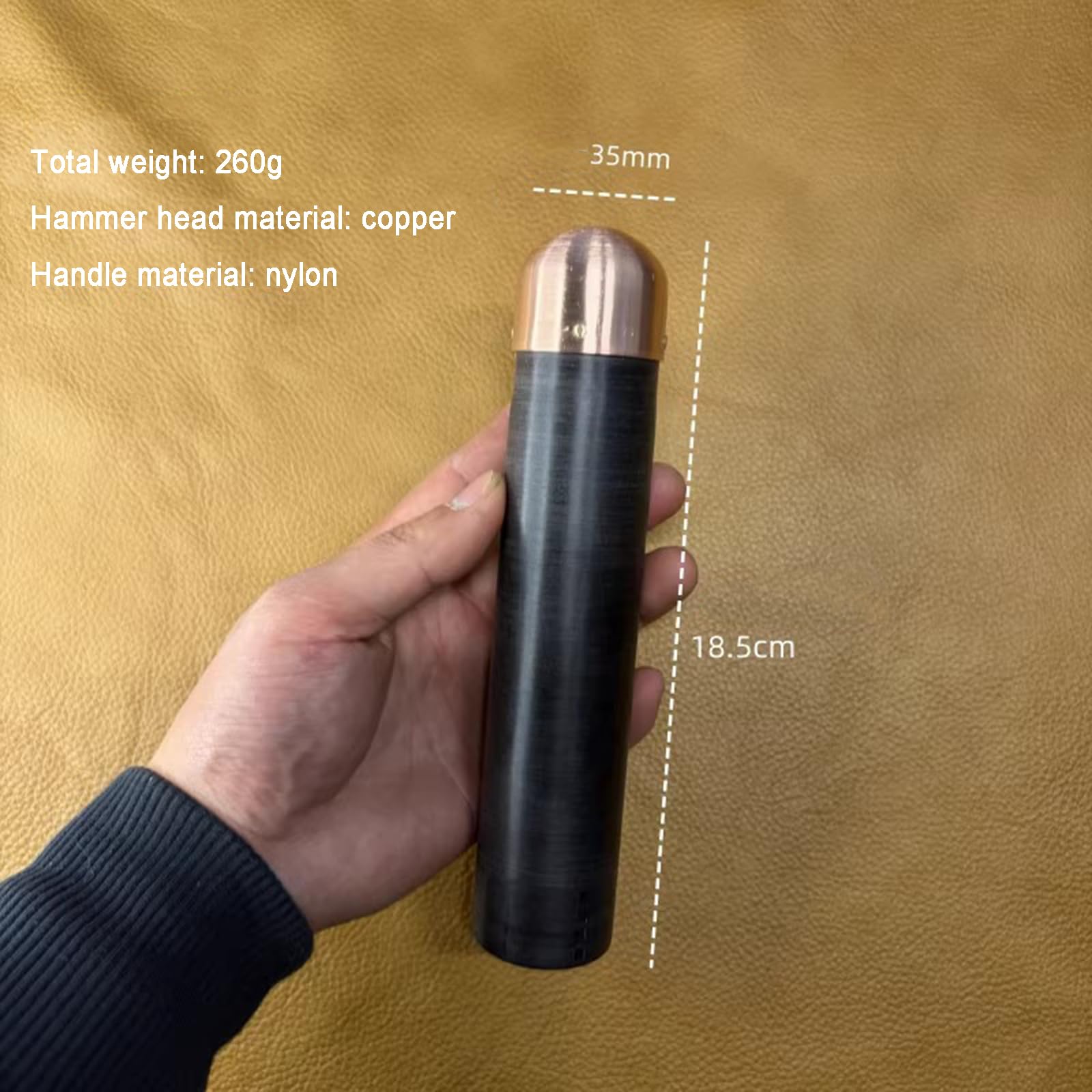Kit di strumenti per la pulizia della pietra focaia, include un flaker a pressione e bastoncini di rame per lavori artigianali e smussati, ideale per principianti e professionisti