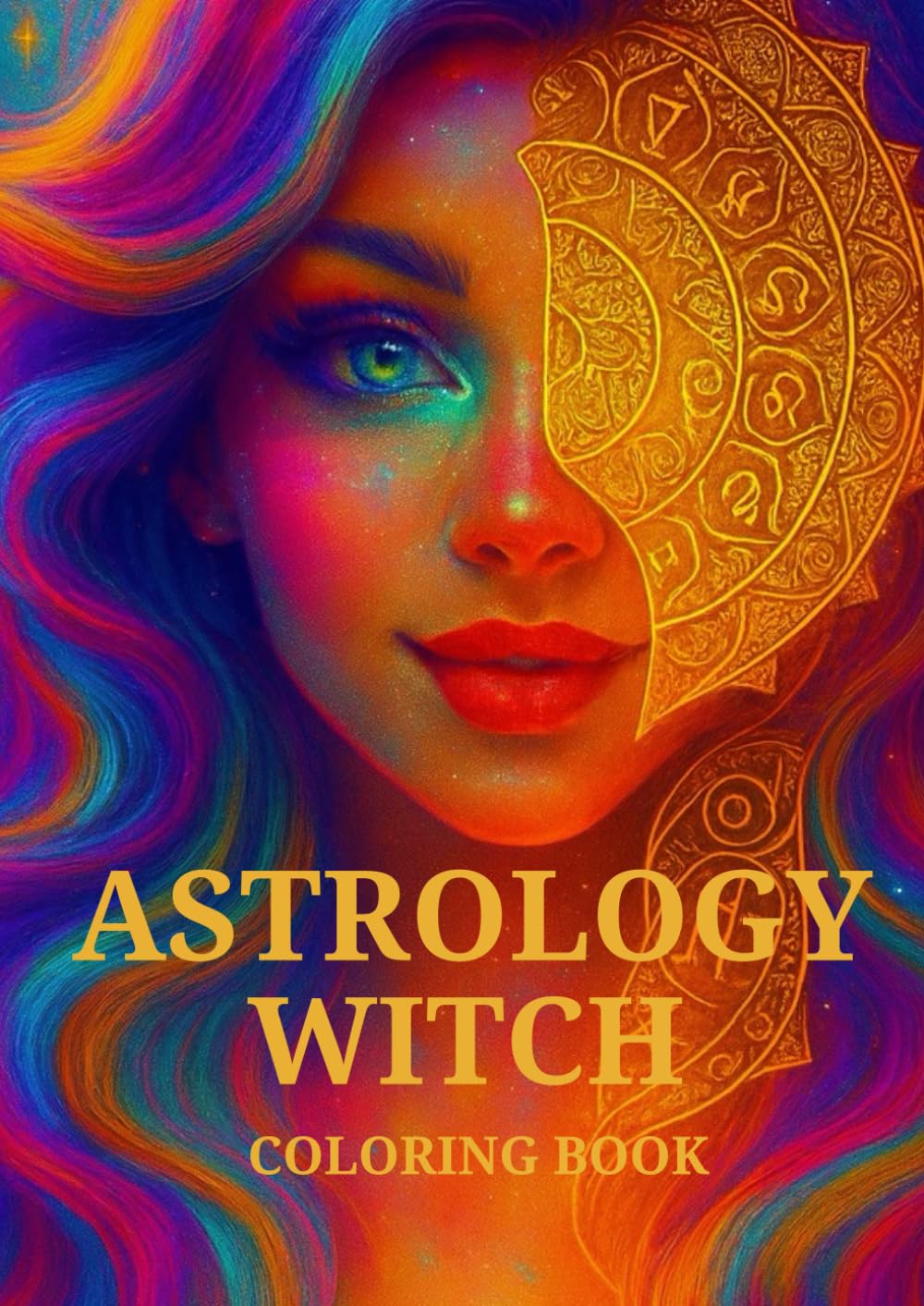 ASTROLOGY WITCH COLORING BOOK: Mystical Witches of the Zodiac