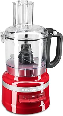 KitchenAid-KFP0718ER-7-Cup-Food-Processor-Chop,-Puree,-Shred-and-Slice Empire-Red