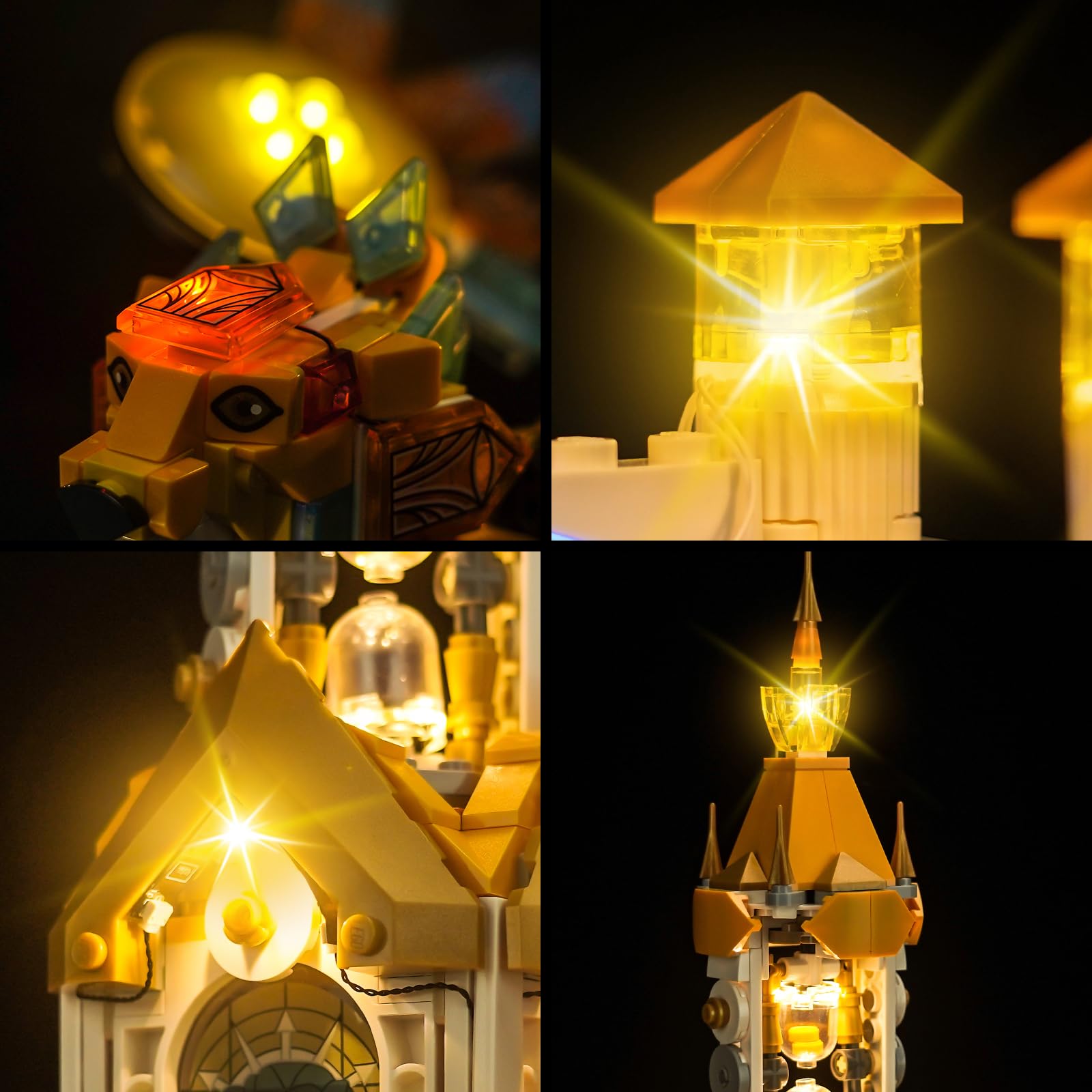 Set di luci a LED compatibile con Lego Castle Nocturnia (senza modello), set di illuminazione decorativa compatibile con 71486 Castle Nocturnia giocattolo creativo