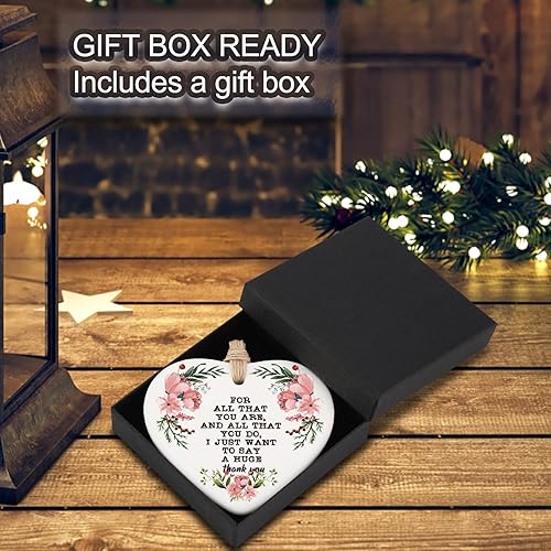 Miniatura 7 de Regalos de agradecimiento para profesores, Thank You for Being Such an Important Part of My Story, letrero de recuerdo de adorno con forma de