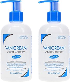 Free and Clear Liquid Cleanser, 8 Ounces each, Pack of 2