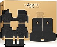Vista 16 de LASFIT Alfombrillas para automóvil, para todo tipo de clima, elastómero termoplástico personalizable, fácil de limpiar, resistente, no se doblan