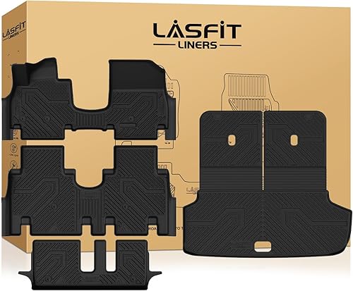 Miniatura 16 de LASFIT Alfombrillas para automóvil, para todo tipo de clima, elastómero termoplástico personalizable, fácil de limpiar, resistente, no se doblan