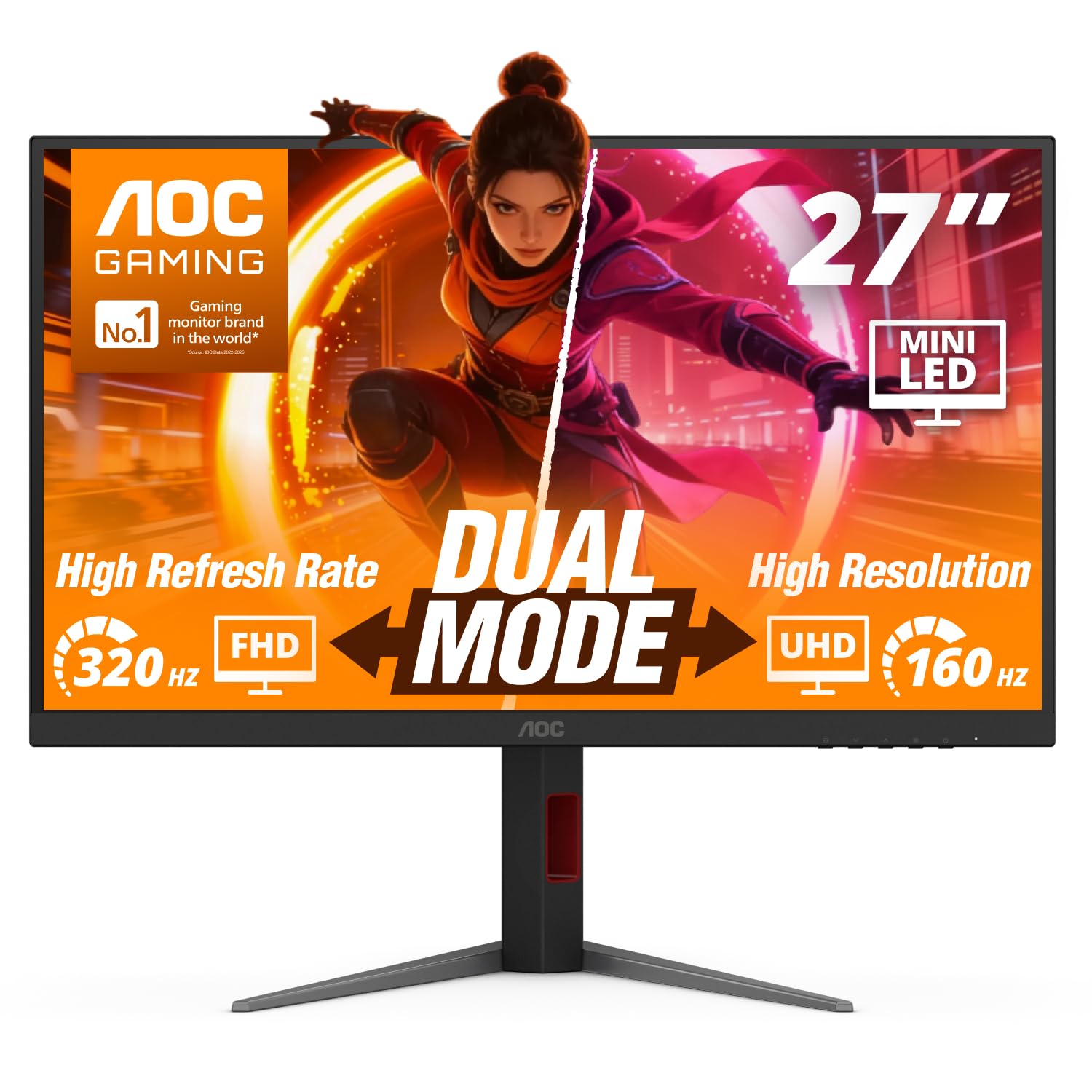 AOC『U27G4XM/11』27型ゲーミングモニター/4K /量子ドット Amazon.com: AOC 27