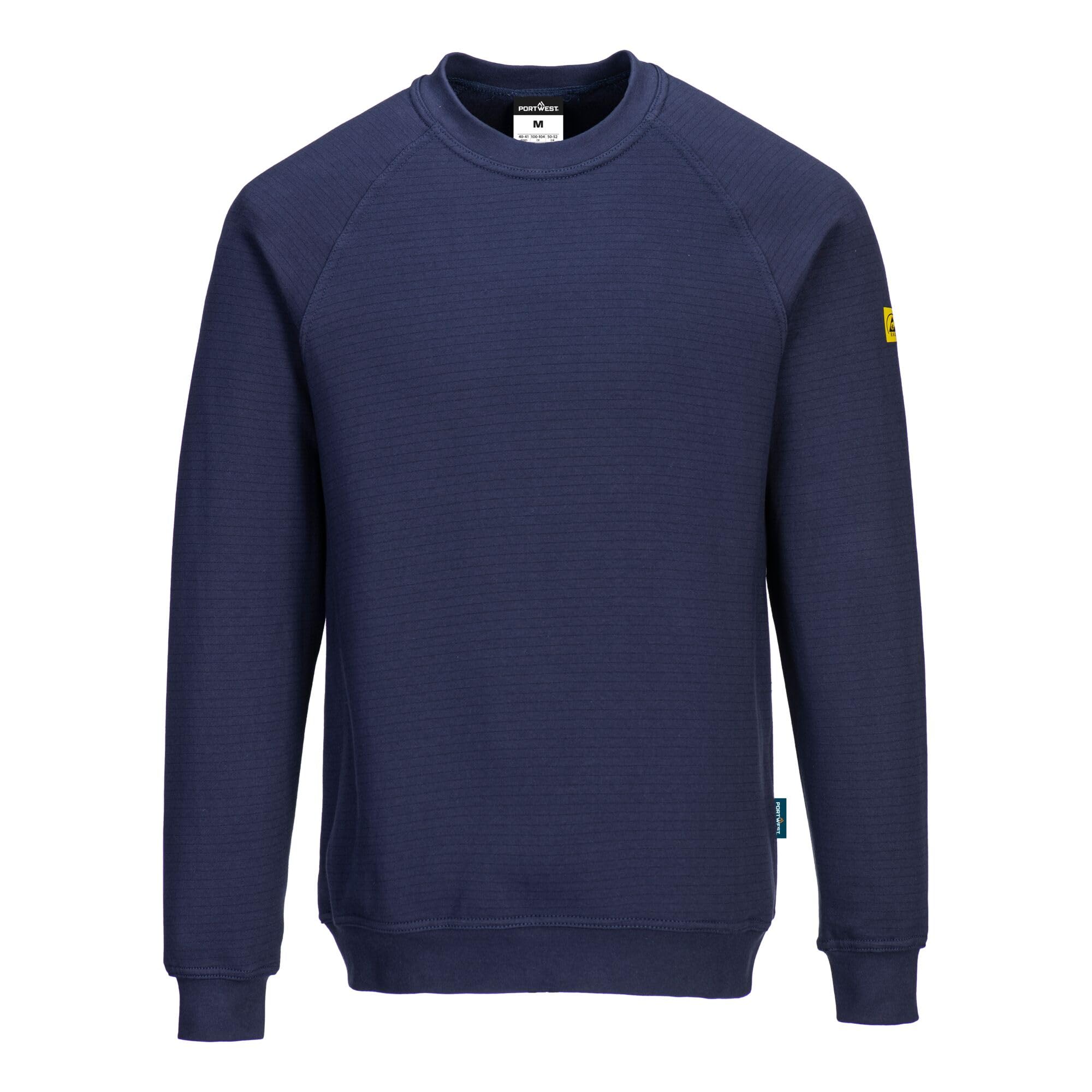 Portwest Gold Anti-Static Esd Sweatshirt - Navy - 3XL