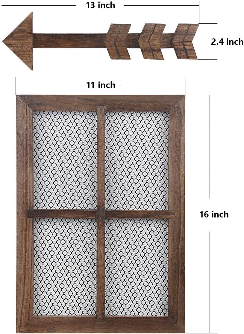 Amazon Com Butizone 木質窗框 附金屬網眼和箭頭鄉村牆面裝飾農舍窗格附箭頭居家壁掛裝飾適用於入口 客廳 臥室 廚房2 組 居家與廚房 Amazon Com Butizone 木質窗框 附金屬網眼和箭頭鄉村牆面裝飾農舍窗格附箭頭居家壁掛裝飾適用於入口 客廳 臥室 廚房2 組 居家與廚房