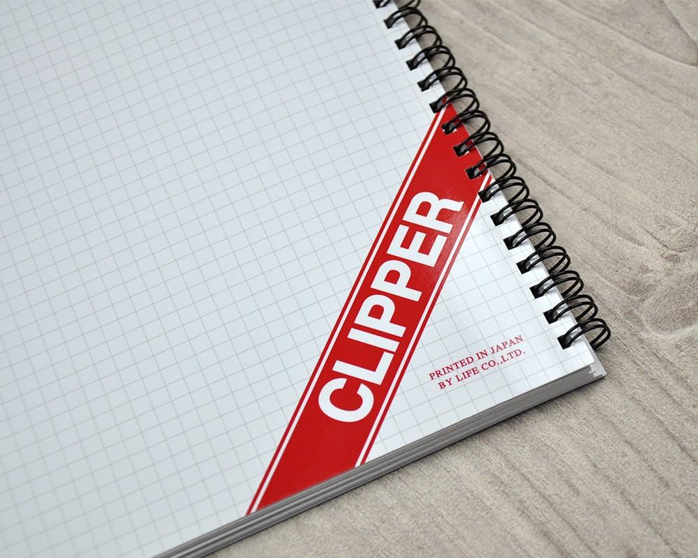 ノート(プロフ必見) Amazon | ライフ リングノート クリッパーノート A4 G1382