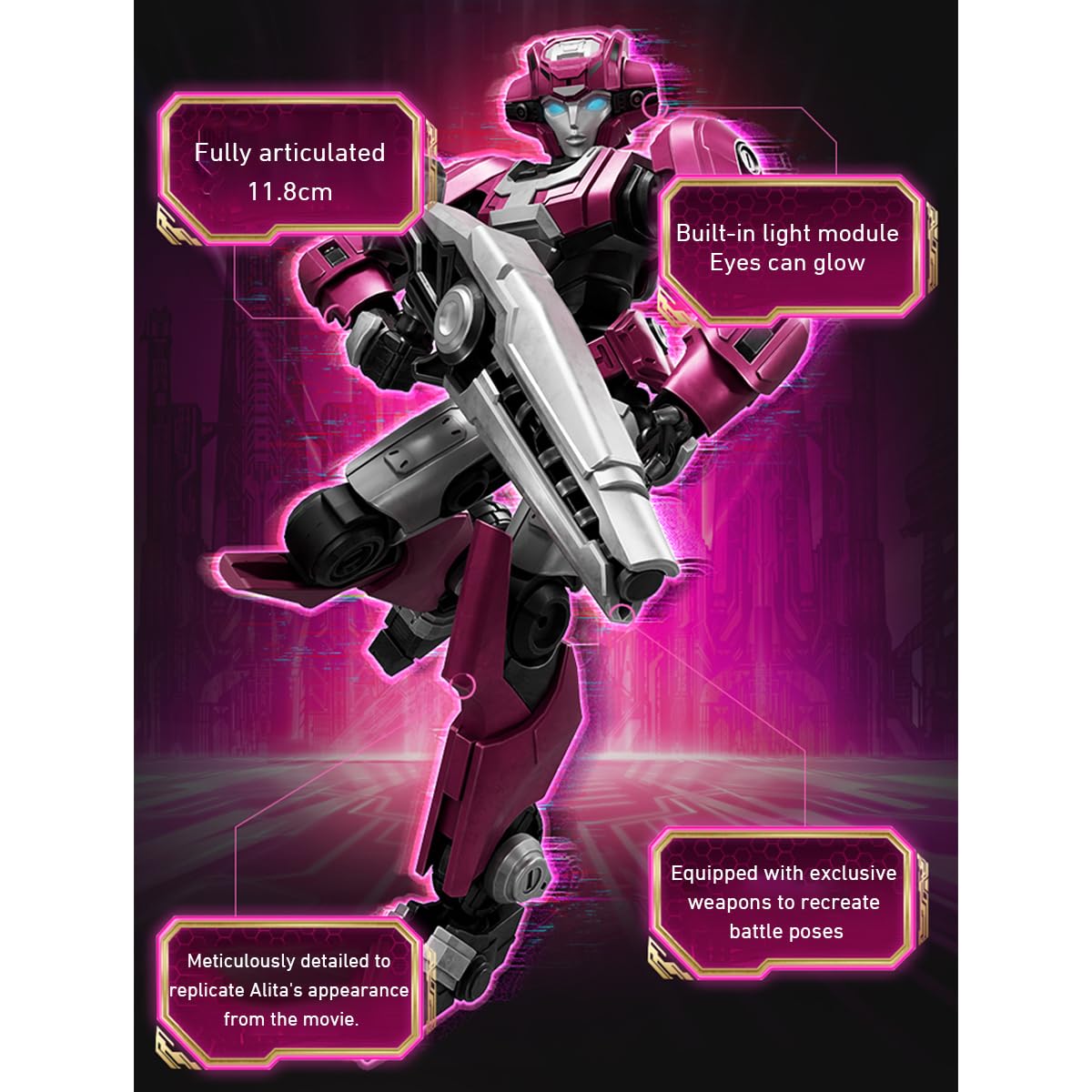 Amazon | HiPlay BLOKEES Transformer:ONE エリータ 超越版 全高