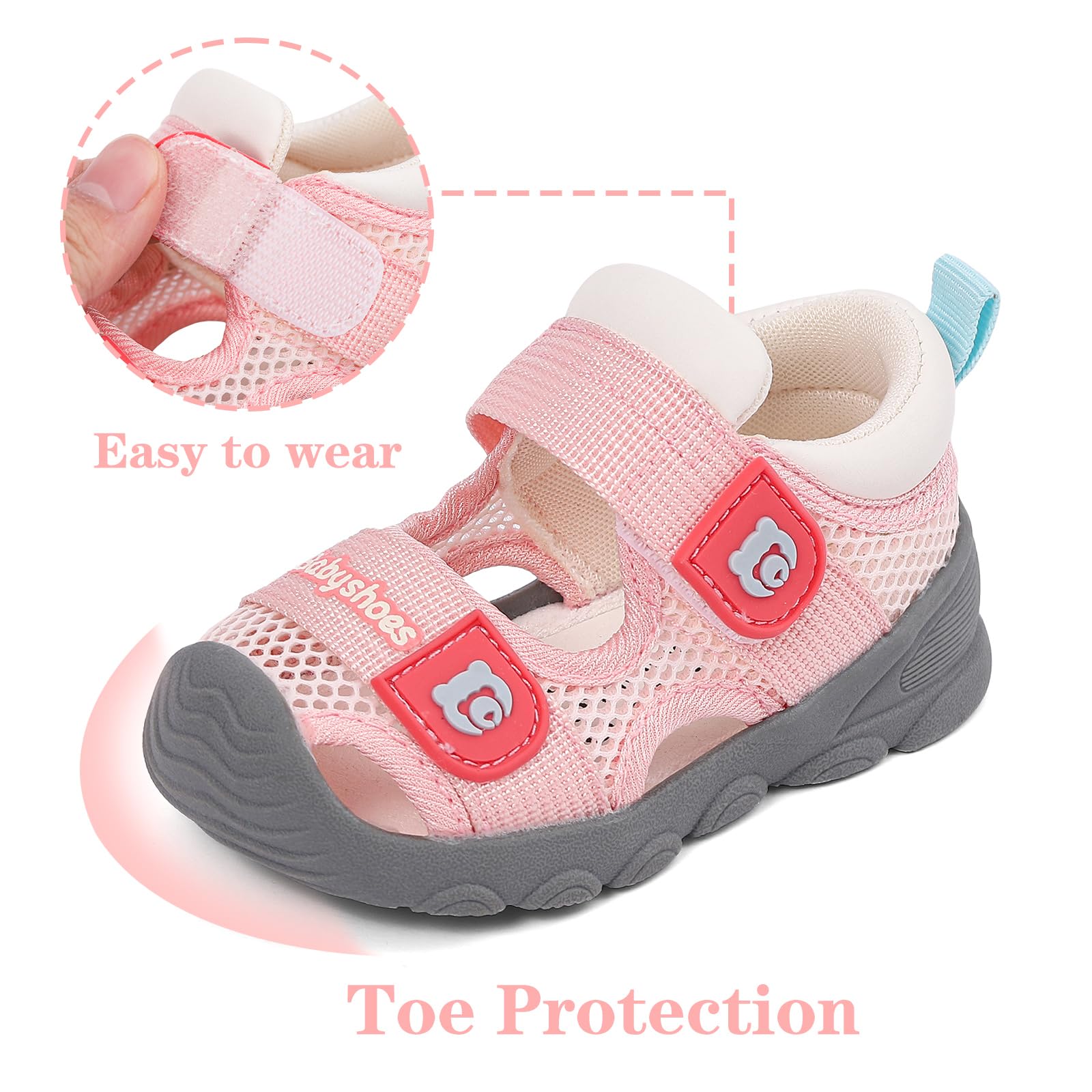 MASOCIO Sandali Primi Passi Neonato Bimbo Estive Scarpe Bambino Antiscivolo