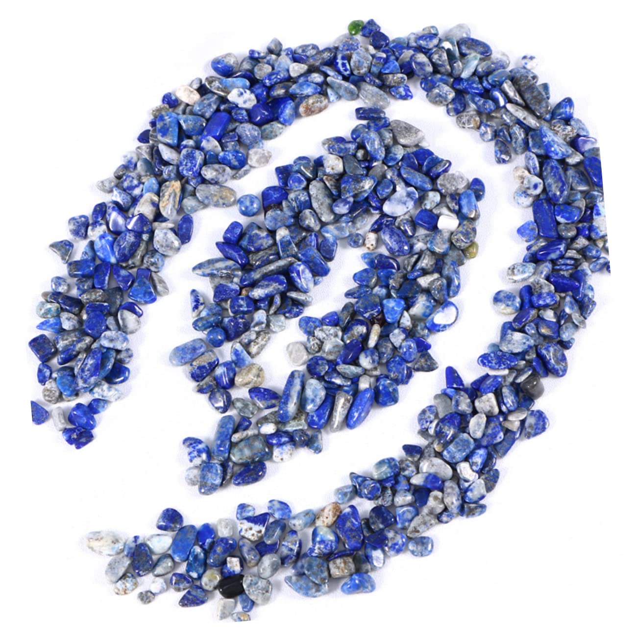 ERINGOGO 200g Lapis Gravel Fish Tank Decor Natural Irregular Decorative Stones for Aquarium