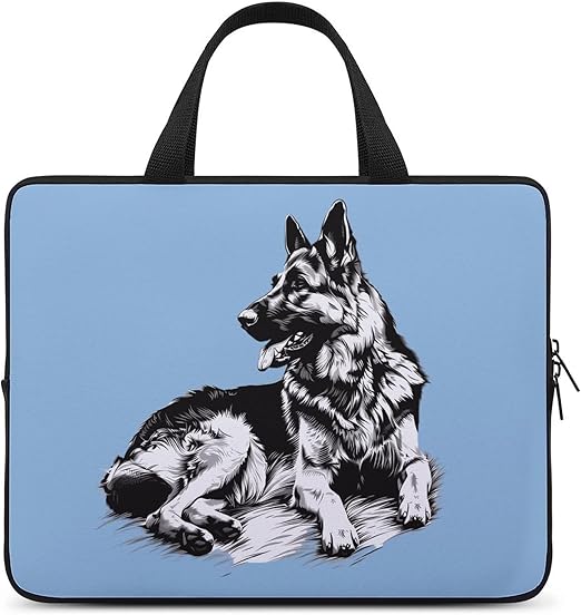 German Shepherd Laptop Sleeve Bag Printed Protective Laptop