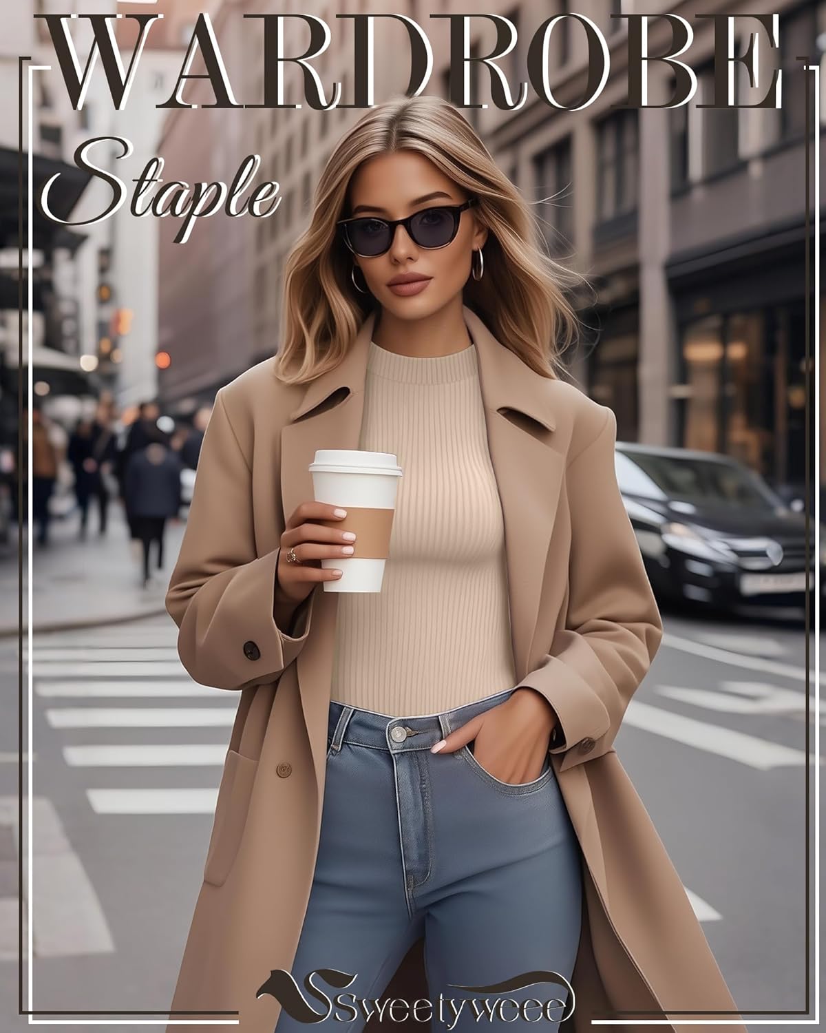 4 Pack Women's Mock Neck Long Sleeve Tops Ribbed Slim Fitted Cotton Thermal Shirts Casual Stretch Tight Base Layer - Image 2