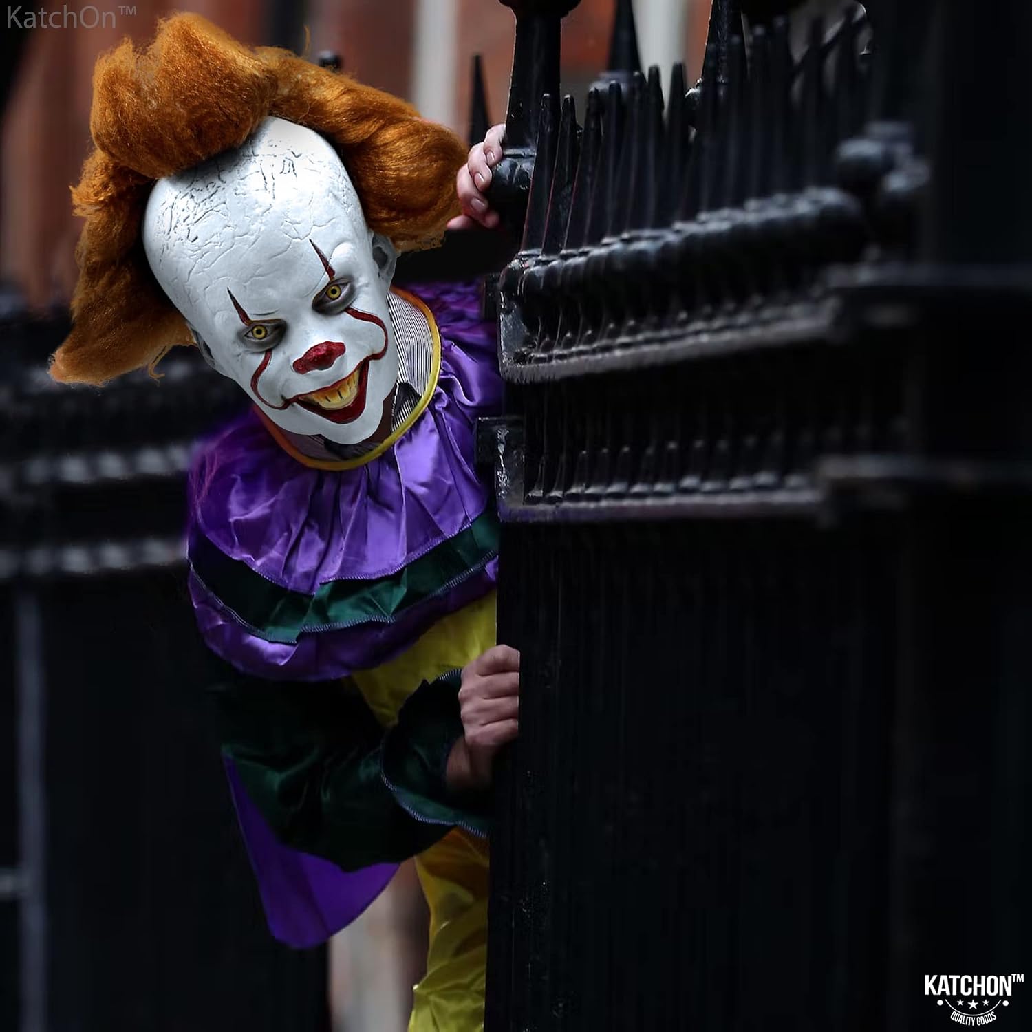 KatchOn, Scary Halloween Clown Mask for Adults - Clown Halloween Masks for Adults | IT Mask, Halloween Party Decorations | Scary Clown Mask for Trick or Treat Party, Cosplay, Carnival Decorations