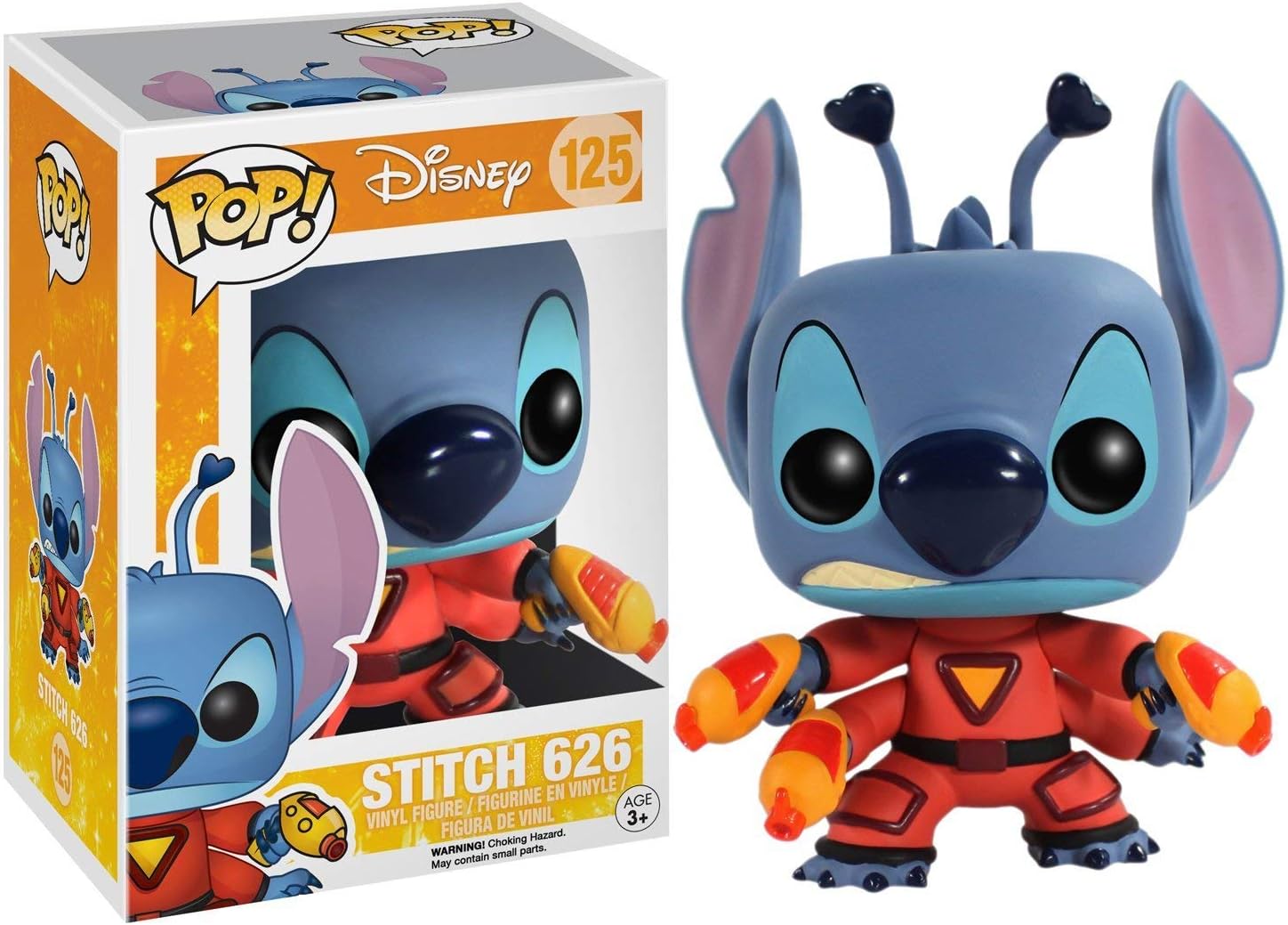 Funko POP Disney: Lilo & Stitch - Stitch 626 Pop! Vinyl Figure (Bundled with Compatible Pop Box Protector Case), Multicolor, 3.75 inches - Image 2