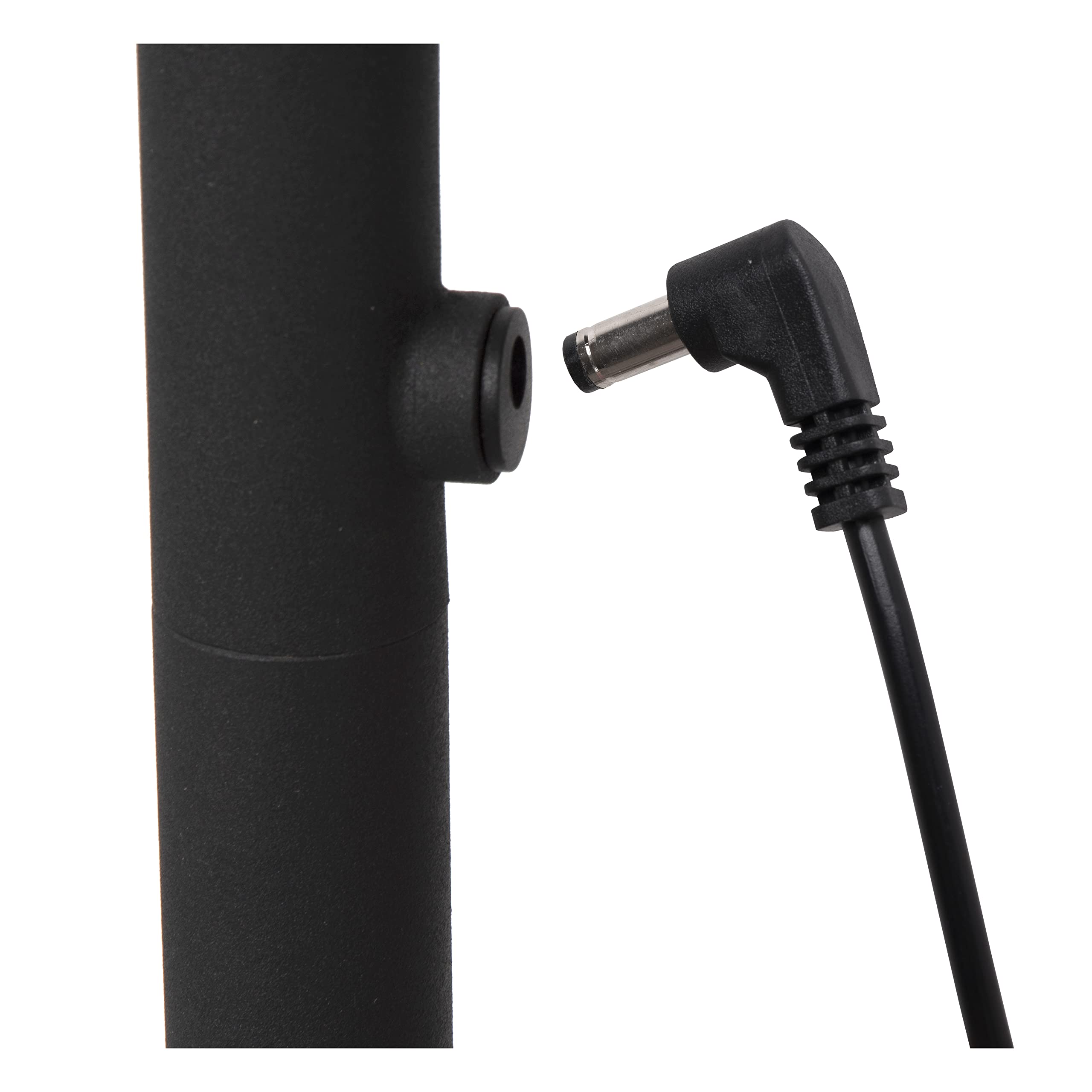 LUCIDE GILLY - wiederaufladbare Stehlampe Mit Leselampe - Akku/Batterie - LED Dim. - 1x6W 2700K - Schwarz