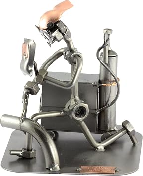Steelman24 I Nuts and bolts sculpture Welder I Handmade ornaments I Made in Germany I I Metal figurine