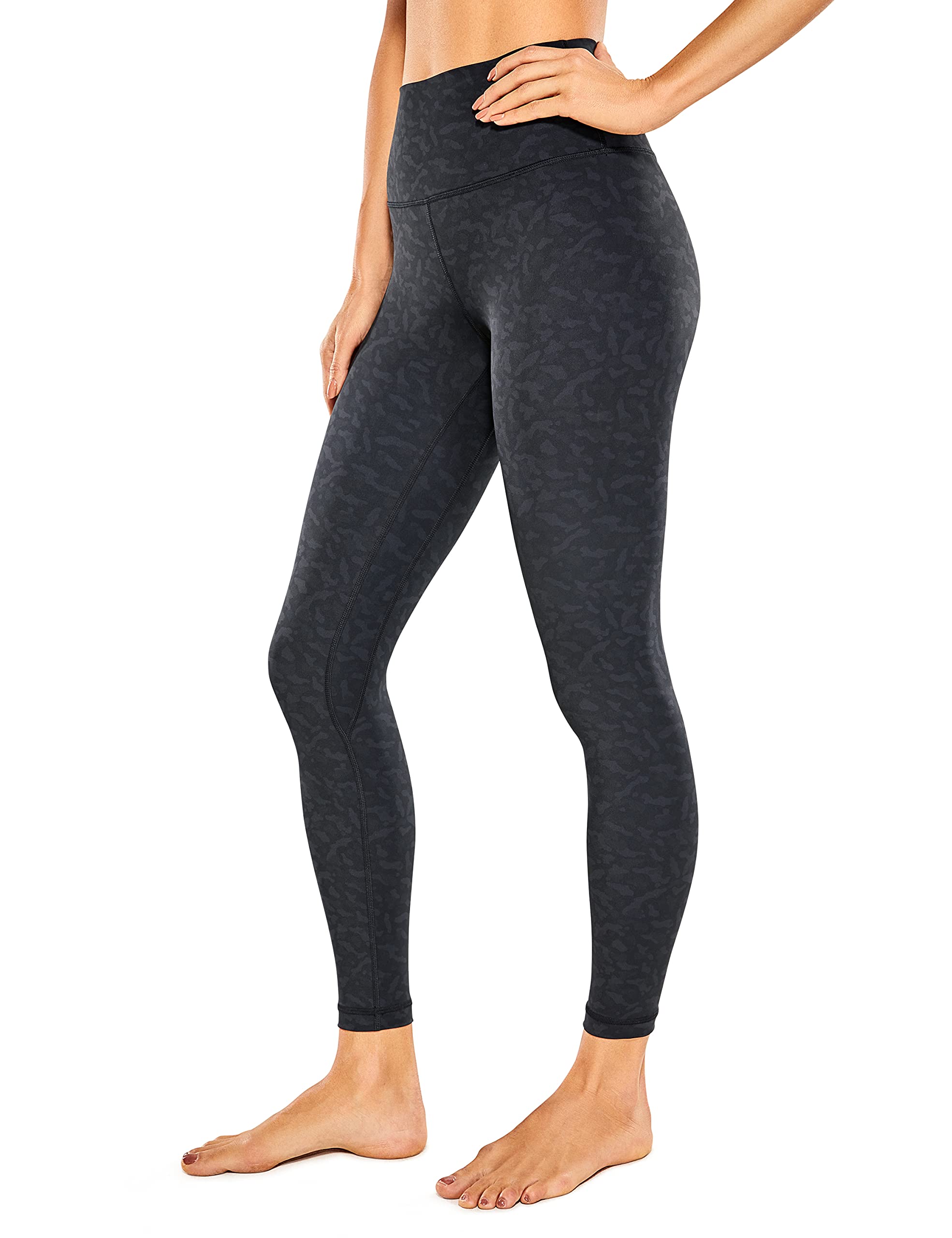 CRZ YOGAWomen's Naked Feeling Yoga Pants 25 Inches - 7/8 High Waisted Workout Leggings