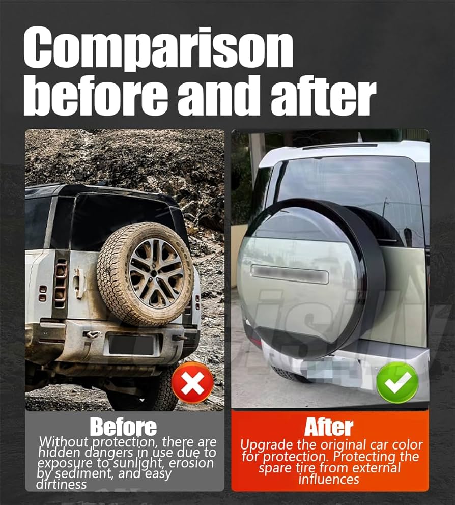 Amazon | スペアタイヤカバー ランドローバー ディフェンダー