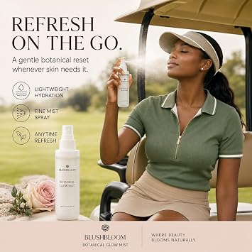 Botanical Glow Mist with Aloe & Hyaluronic Acid, 4 fl oz