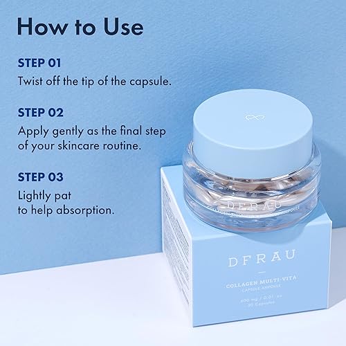 Miniatura 4 de Ampolla de cápsulas Multi-Vita, suero ultra hidratante, estiramiento facial instantáneo, estiramiento de la piel, iluminador, hidratante, protección