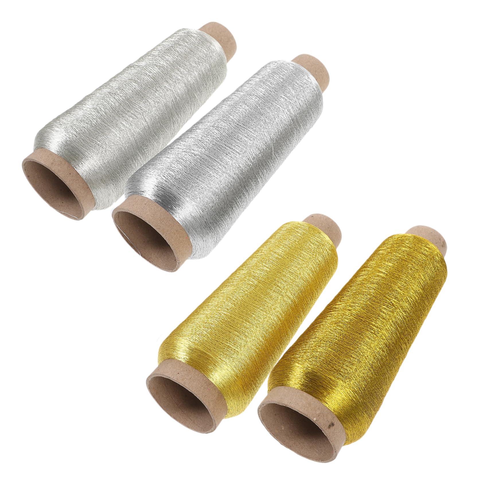 Artibetter 4rotoli Fili Da Ricamo Metallizzato Multiuso Colorati Fili Per Cucire Per Lavori Artigianali Kit Da Cucito Spago Sufficiente Per Ricamo e Cucito