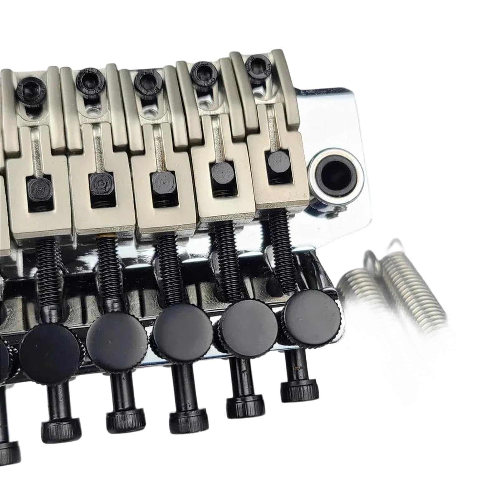Mostek Gitarowy 6 Strunowa Gitara Elektryczna Z Podwójnym Blokowaniem Mostka Tremolo 42mm Nakrętka R2 Chromowane Części Zamienne