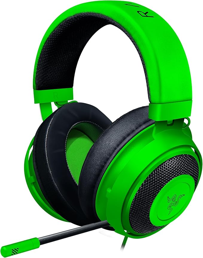 Razer Kraken - Auriculares con Cable para Juegos Multiplataforma con Controladores de 50 mm y Micrófono Retráctil