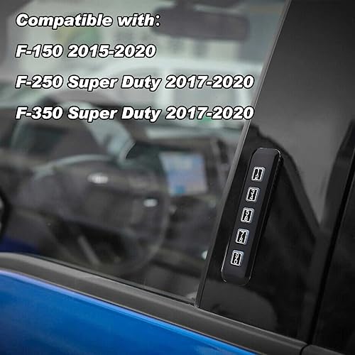 Miniatura 2 de Teclado de entrada sin llave, lado del conductor izquierdo, compatible con F150 2015-2020 F250 Super Duty F350 Super Duty 2017-2020 Reemplazar OEM #