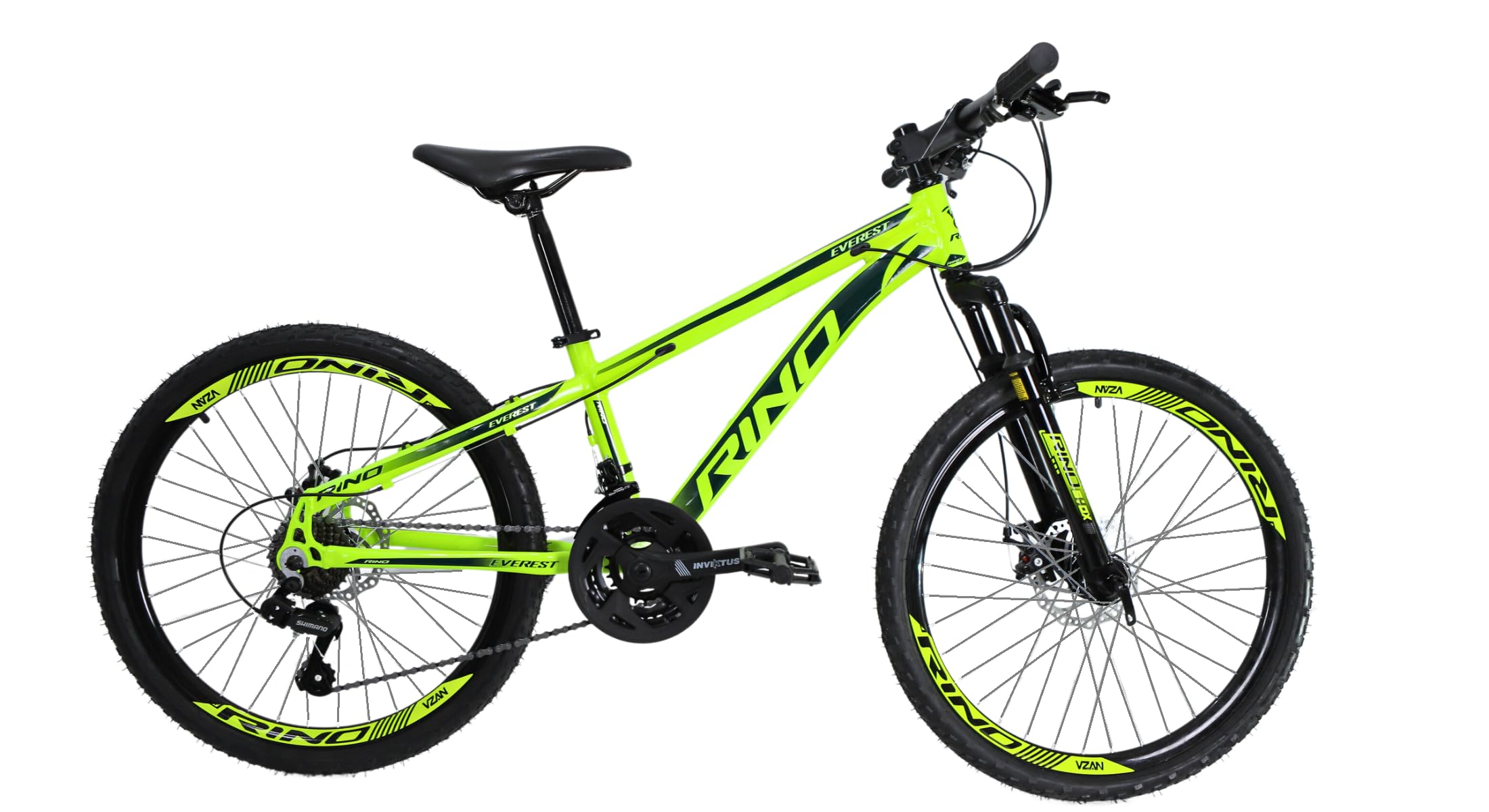 Bicicleta Aro 24 Rino Everest 21v Freio A Disco Câmbios Shimano