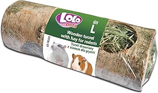 LOLO Pets Tunnel Wood Hay Filling L