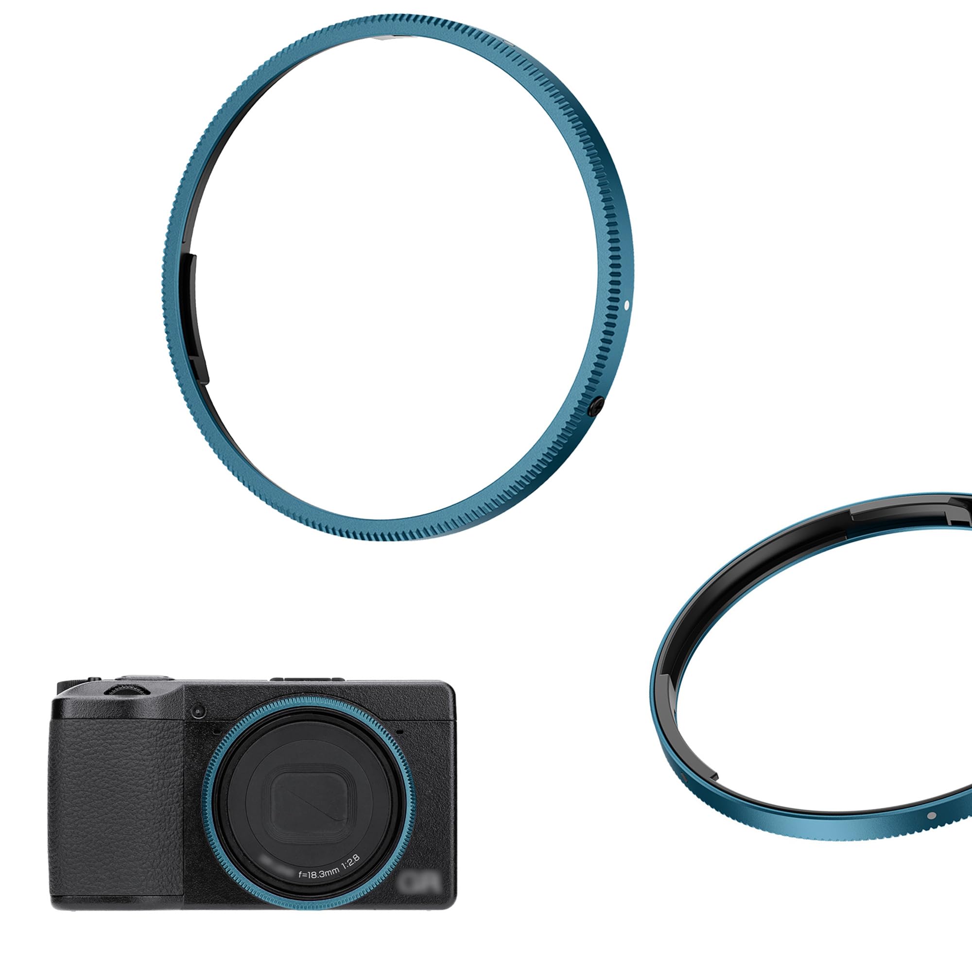 Amazon.com : JJC Blue Metal Lens Decoration Ring Cap for Ricoh GR