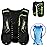 Azarxis Hydration Running Vest Backpack Pack 5L for Women and Men Jogging Trail Race Marathon Cycling Hiking (Black with 1.5L Water Bladder)
