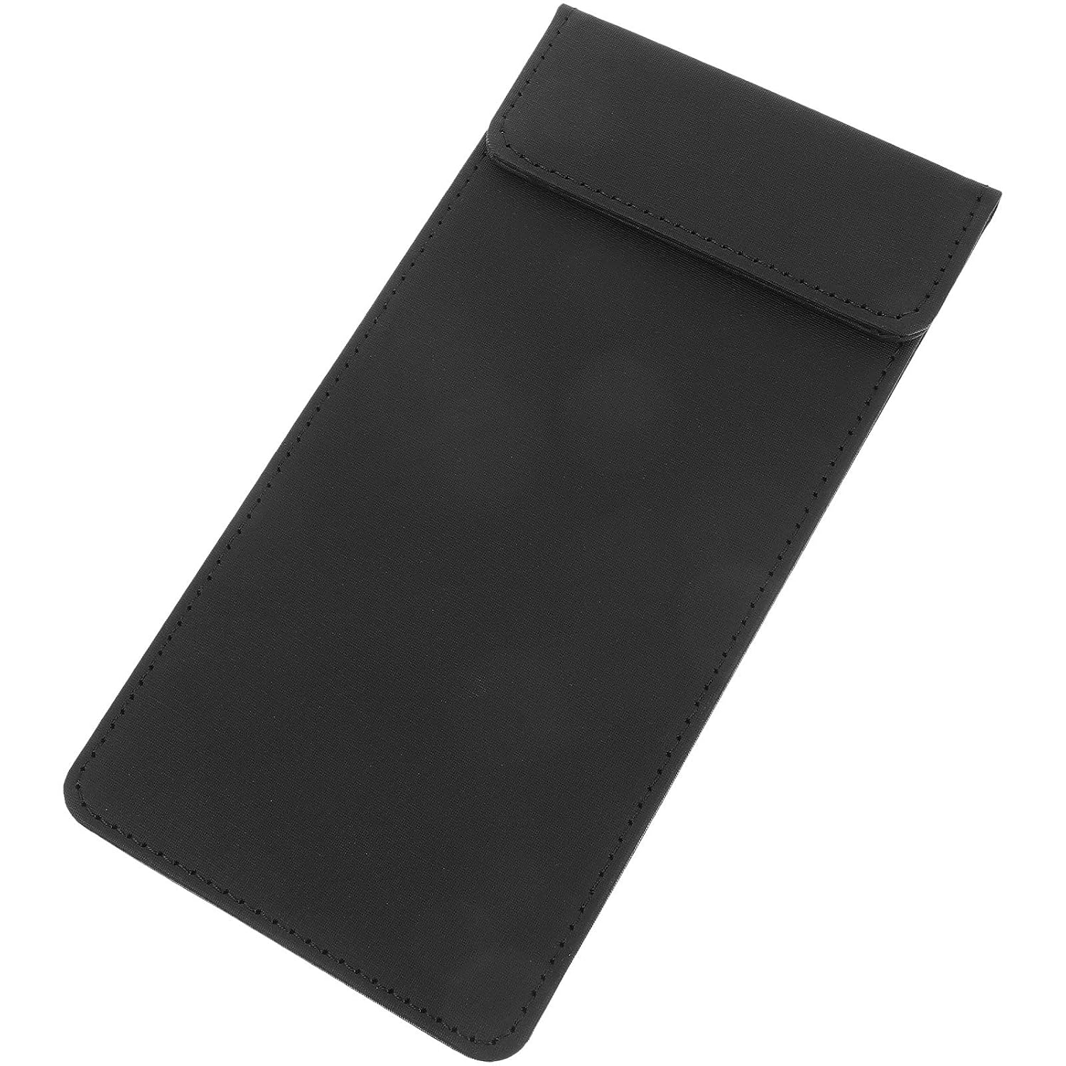 CALLARON Cloth-Texture Dark Folder 10x20cm with Leather Menu Holder and Writing Board for Restaurant Guest Bill and Meal Price Holding