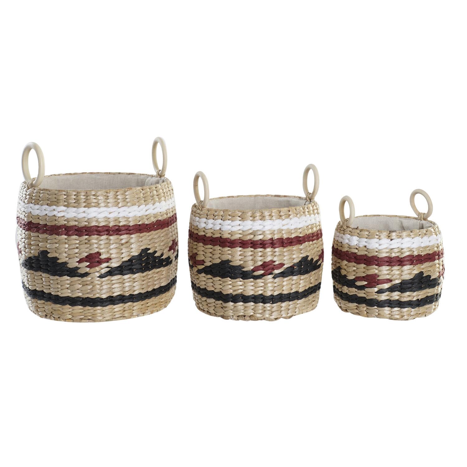 Panier en fibre tressée boite de rangement cubique 30x30 pour meuble étagère