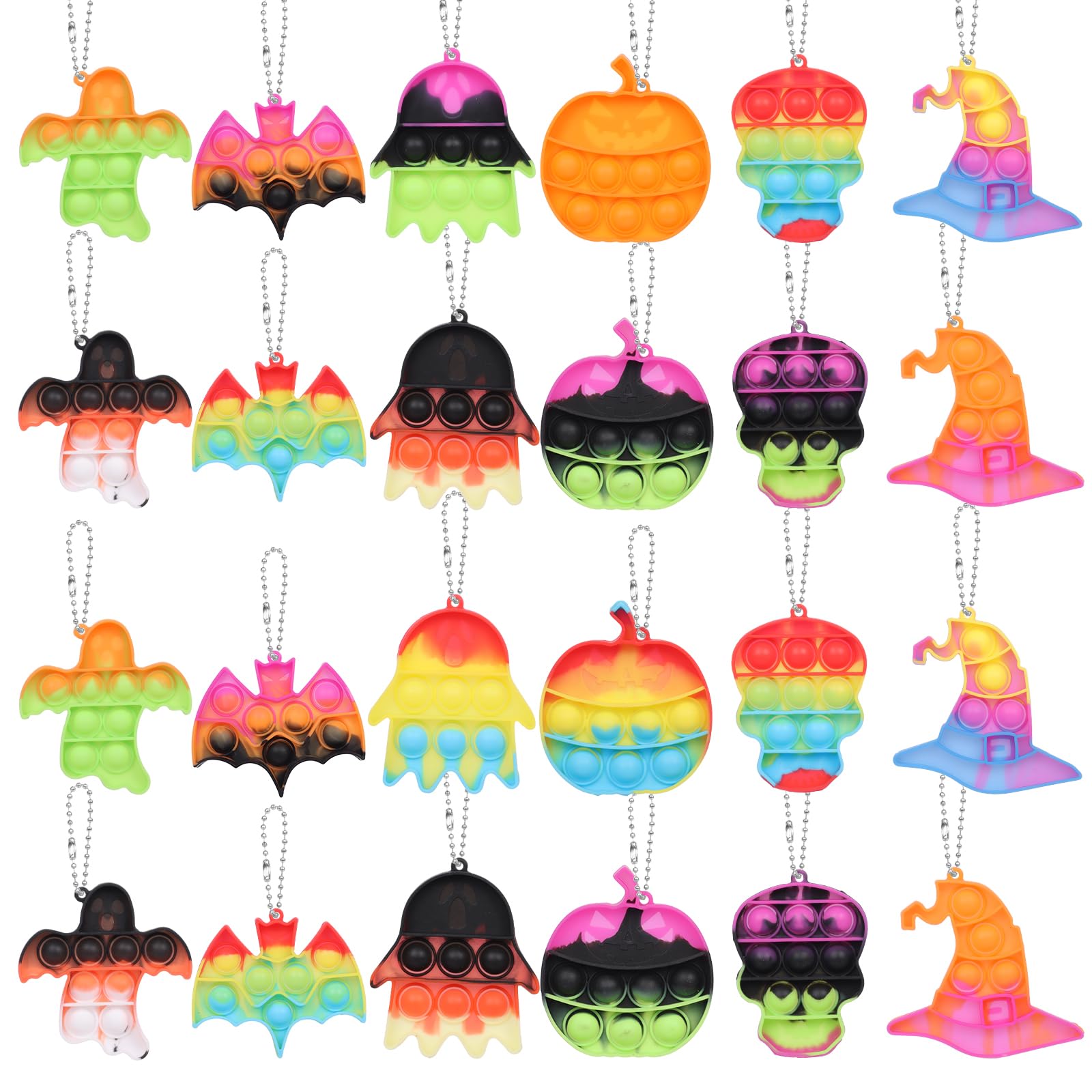 Jiusely Halloween Mini Pop Fidget Toys